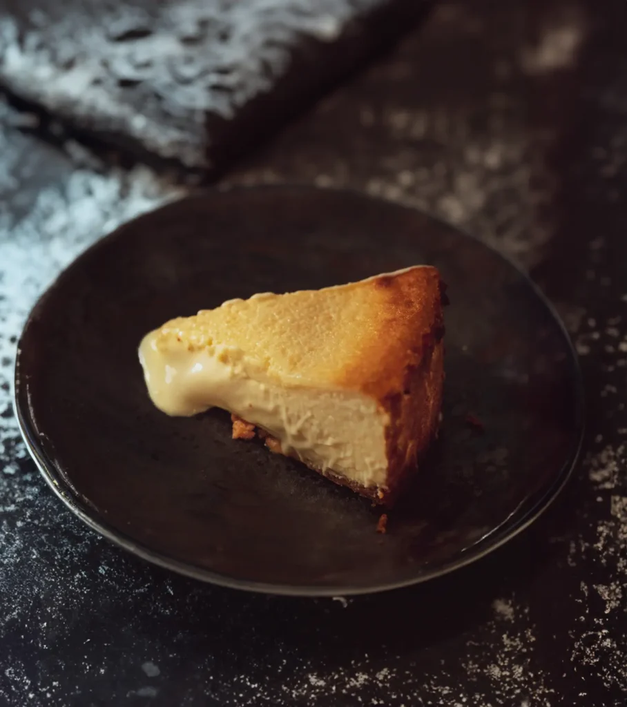 Tarta de queso payoyo con base de galleta sin gluten